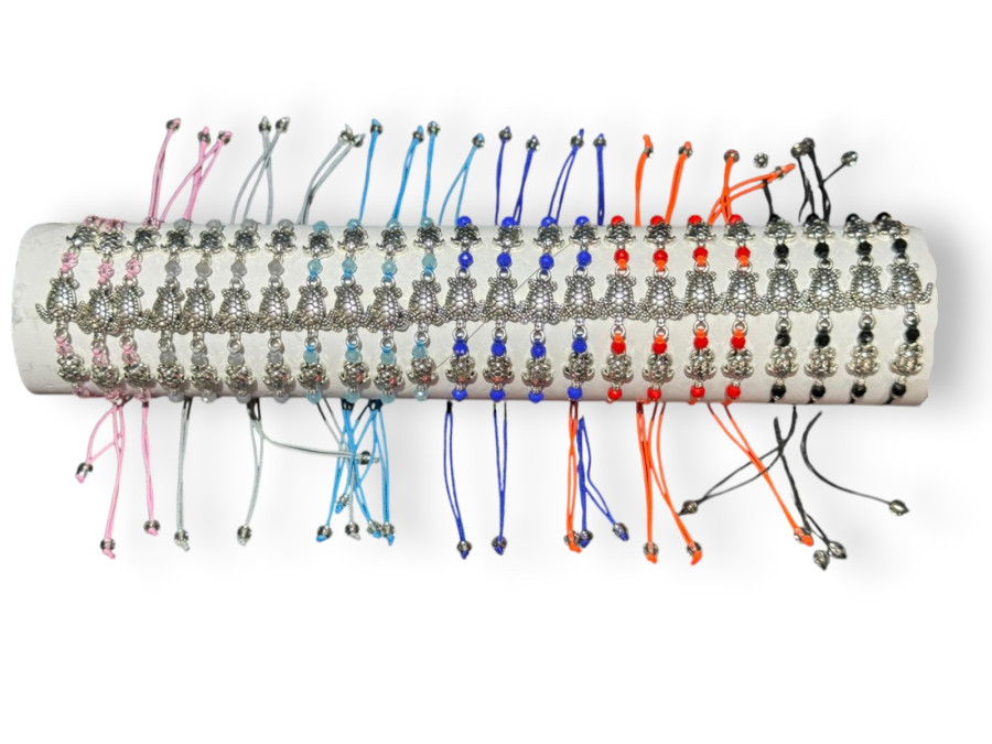 Y.P.MA-26145 TORTUGA METAL+BEADS tubo 24