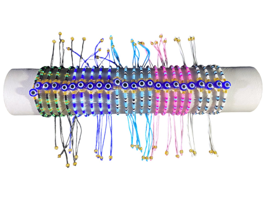 P.MA-25124 OJO TURCO MINI BEAD MIX COLOR tubo 24