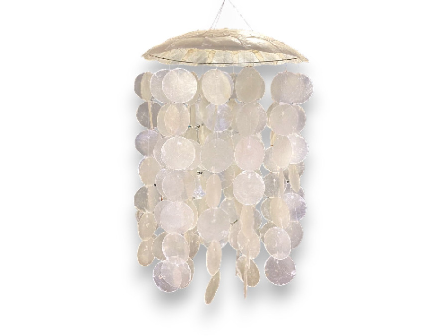 MOVIL CAPIZ BLCO. 30x40cm