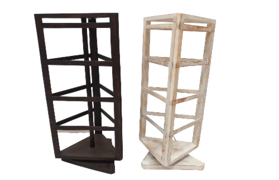 EXPOSITOR x Pte. GIRATORIO marron/blco.