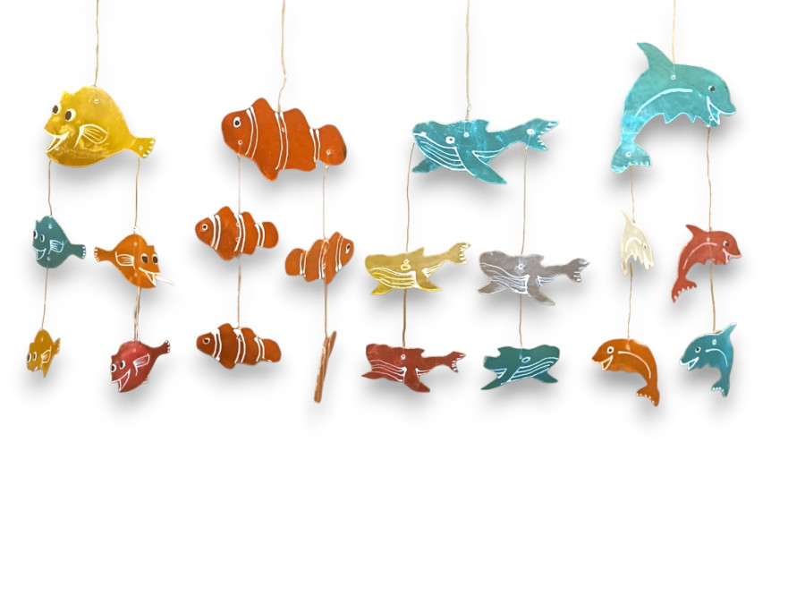 M-2417 MOVIL CAPIZ PECES pack 8