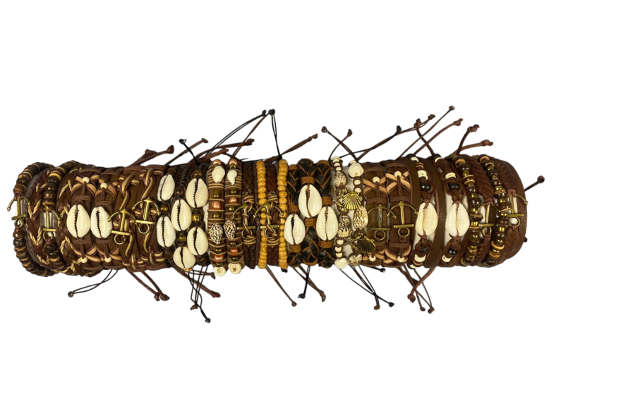 P.MA-2367 MARRON/ NEGRO ETNIC tubo 24 unid.