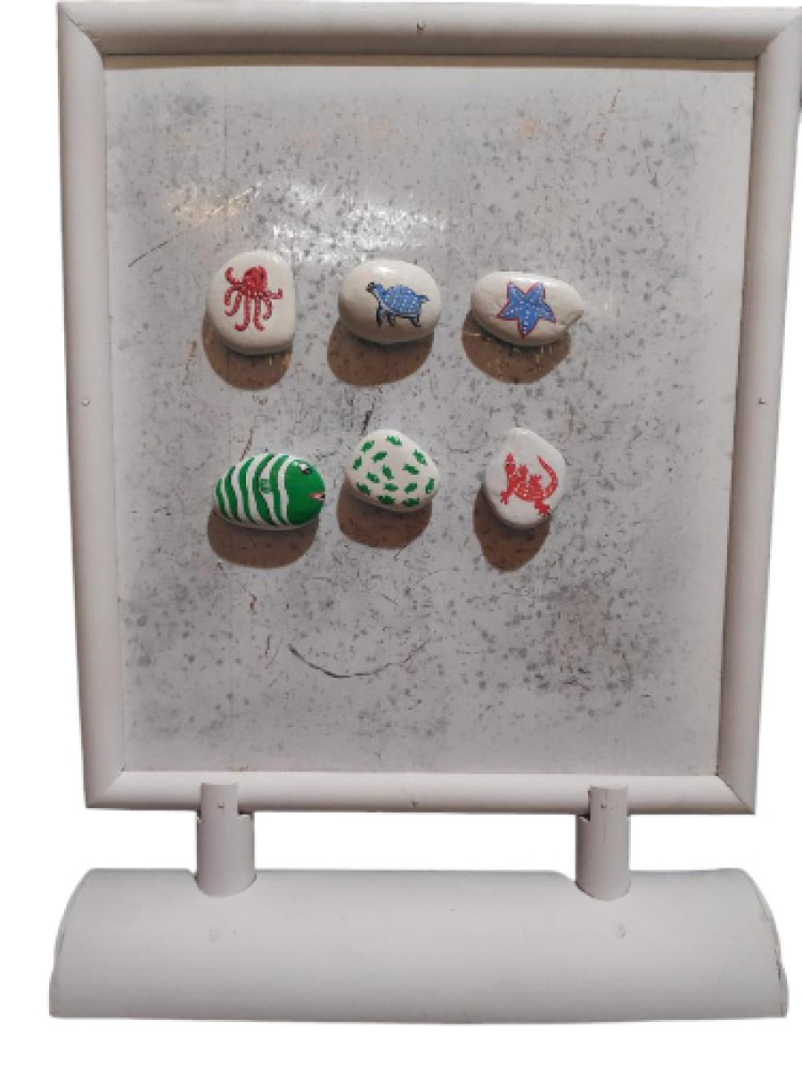 EXPOSITOR IMANES BAMBU DESMONTABLE 65x40cm