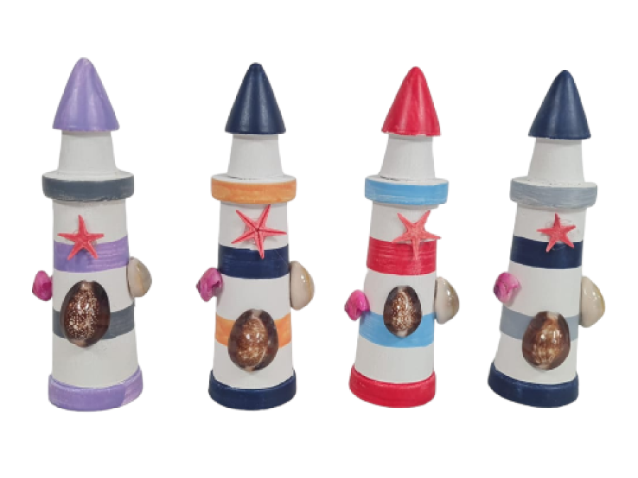 FARO MADERA MULTICOLOR 13cm (pack 12und)