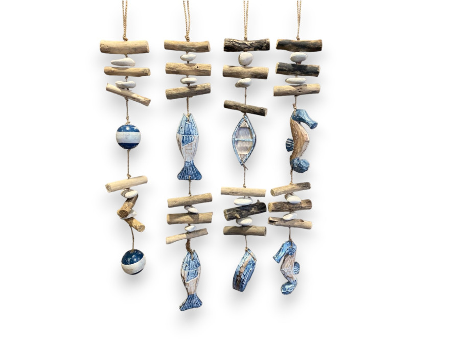 DECO FLOTAN SURT.COLOR 70cm pack 12 (pez,barco,boya,hipo)