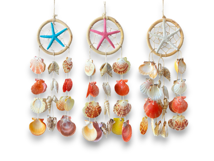 M-96 MOVIL ATRAPASUEÑOS DEDOS 50cm 3 colors pack 6