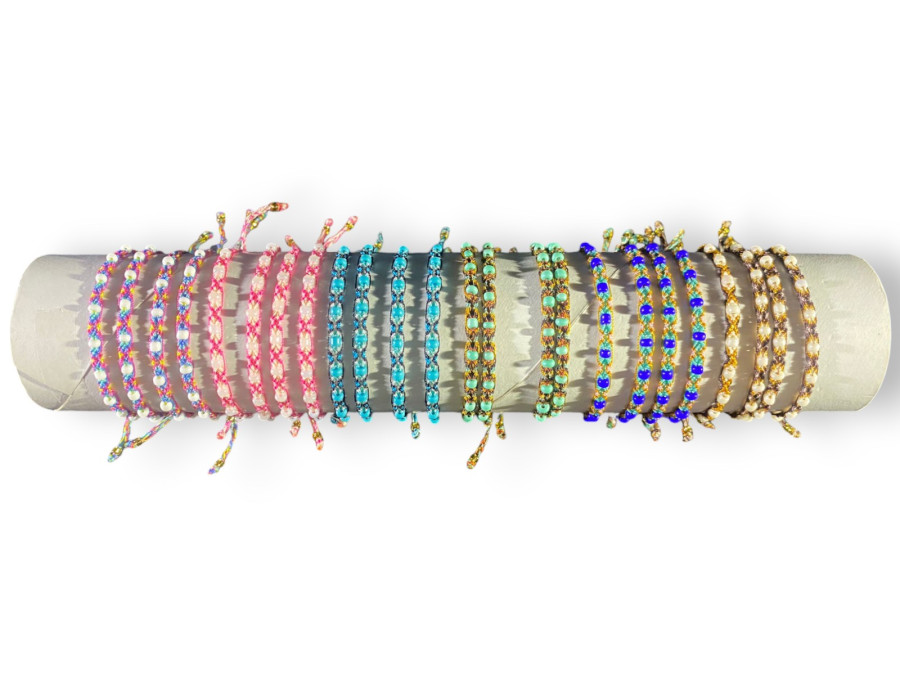 P.MA-25102 MACRAME MINI 6 colors tubo 24