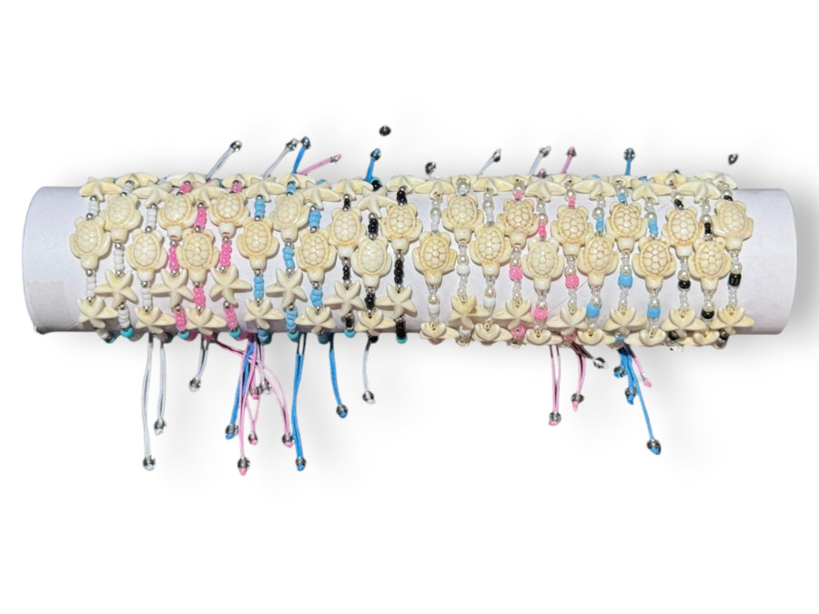 Y.P.MA-26148 TORTUGA CON ESTRELLA+BEADS tubo 24