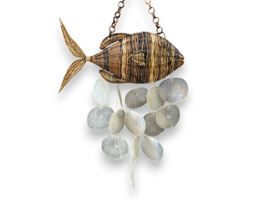 D-046 DECO NITOI FISH W/CAPIZ 40x80cm