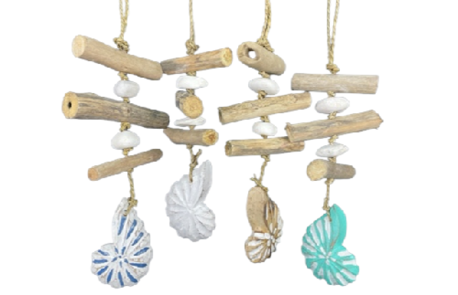 D-32 DECO NAUTILUS SIMPLE 40x13x04cm 4 colores (pack 12 und)