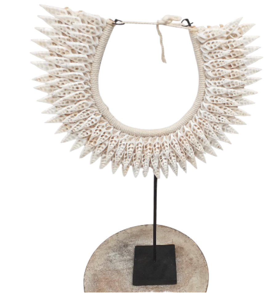 DECO COLLAR ABORIGEN CLASIC BLCO.CUT