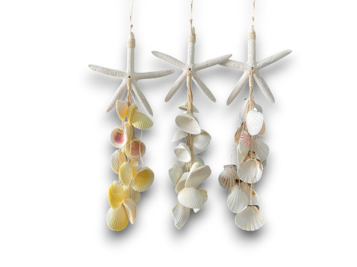 DECO ESTRELLA BL14x44cm  3 MOD Pack 6