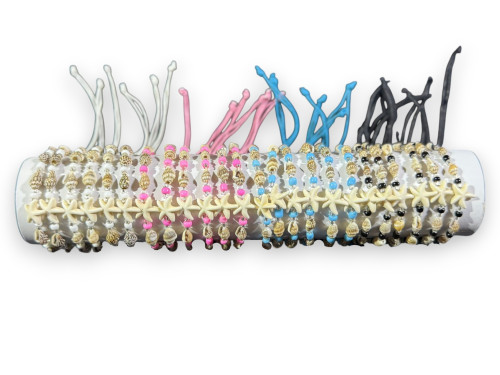 Y.P.MA-26108 SHELL+BEADS+ESTRELLAS tubo 24