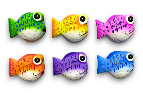 IMAN PEZ GLOBO 05-06cm 6 colors pack 24