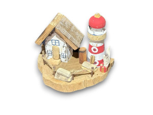 DECORACION MARINERA ROJA 20x18cm