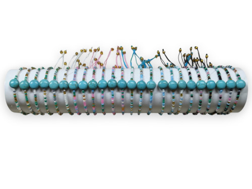 Y.P.MA-26133 BEADS+BEAD TURQUESA tubo 24