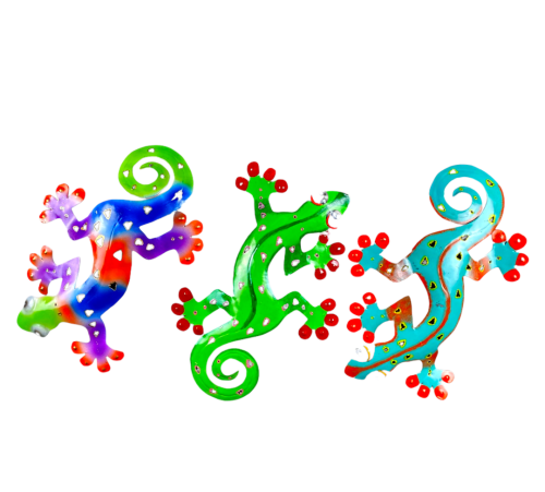 LAGARTIJA METAL PARED 30cm