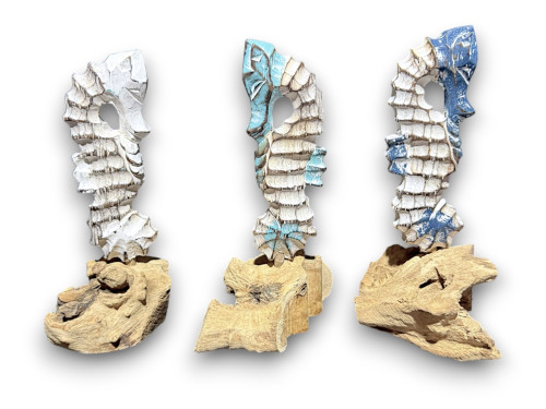 HIPOCAMPO 15cm/BASE 20cm COLORES SURTIDOS pack 6