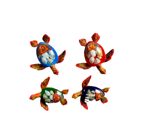 TORTUGA AQUARIO 13cm pack 4