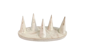 EXPOSITOR OVAL 5 ANILLOS BLCO.