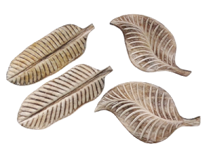 BANDEJA HOJA 30cm 2 mod. pack 4