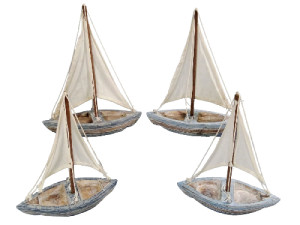 BARCO ALBACIA LATINA 20x10x22cm 2 colores