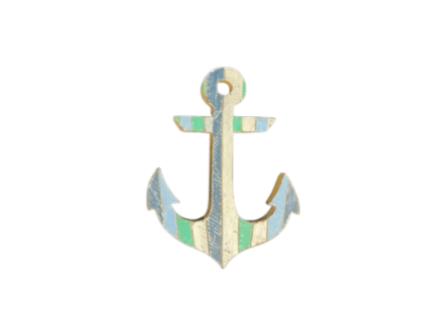 ANCLA TRICOLOR 30x22x02cm