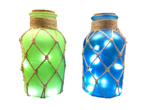 BOTELLA CUERDA MARINERA LUZ