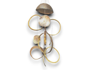 MOVIL COCO OSTREA AROS COCO PULIDO 55cm pack 4
