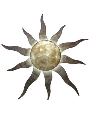 LAMPARA CAPIZ SOL TECHO (dos ultimas unidades)