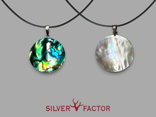 COLGTE.AG.MOP/PAUA REDONDO 25mm