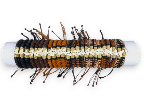 P.MA-2343 CUERO TRENZA TIBURON tubo 24 unid.