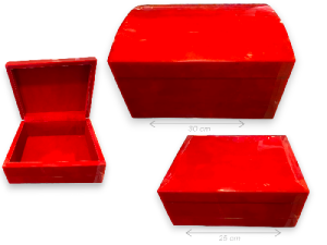 COFRE APPLE RED 30x25cm