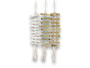 D-2578 DECO CUERDA FLOTAN 3 COL. 35x10cm Pack 12