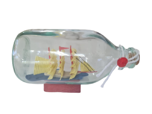 BOTELLA BARCO 14cm 3 colores (pack 6 und)