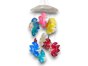 MOVIL CAPIZ  MULTIPECES 60cm 2 colors pack 4