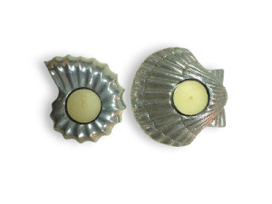 VELAS CONCHA METAL